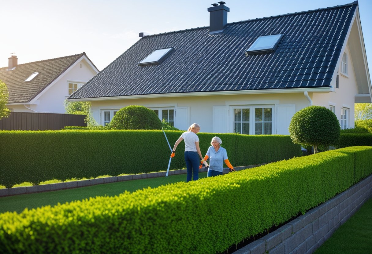 Saadan faar du et flot tag og en velplejet haek i Farum